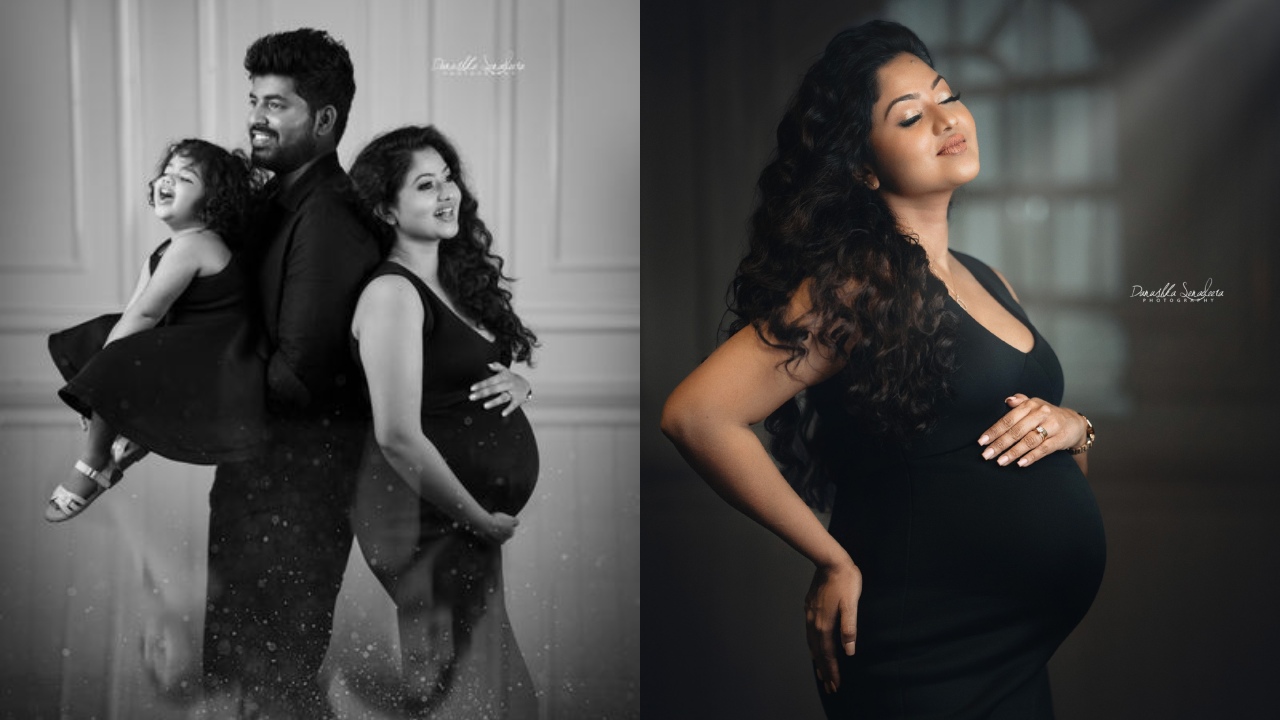 අලුත් සාමාජිකයා වෙනුවෙන් නිපුණිකා කරපු Maternity Shoot එක මෙන්න (PHOTOS)