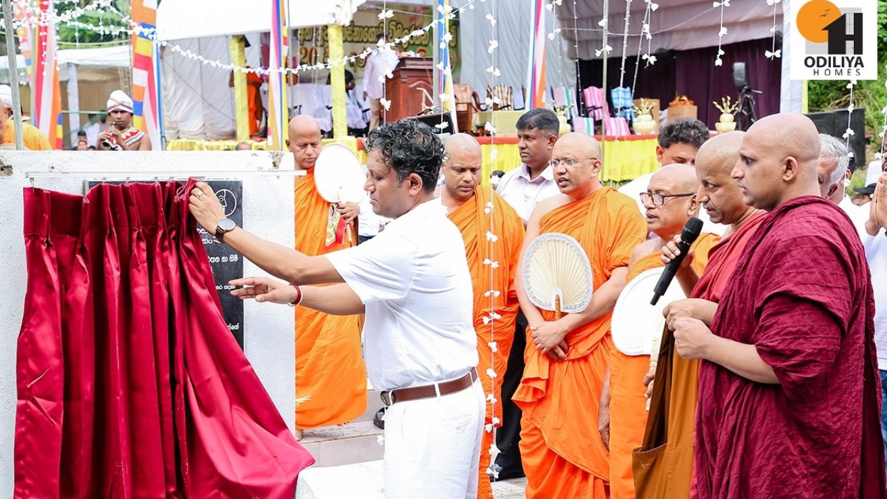 ඔඩිලියා සමූහ ව්‍යාපාරය මගින් රත්නපුර බෝධිමළු විහාරය සඟ සතු කළ වගයි