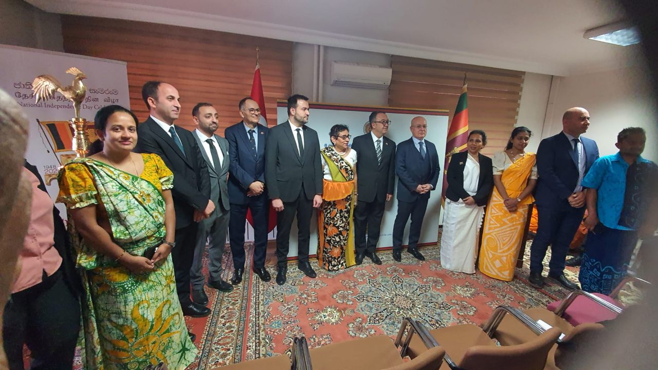 මෙවර ශ්‍රී ලංකාවේ 77 වන නිදහස් දින උත්සවය තුර්කියේ ශ්‍රී ලංකා තානාපතිනි හසන්තිගේ ප්‍රධානත්වයෙන්