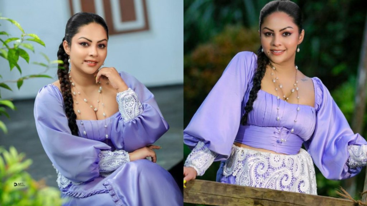 රෙද්දේ හැට්ටේ ඇන්දාම ශලනිගේ තියෙන්නේ පුදුම ලස්සනක්නේ (PHOTOS)