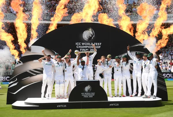 ICC ටෙස්ට් ලෝක කුසලානය දකුණු අප්‍රිකාවට 