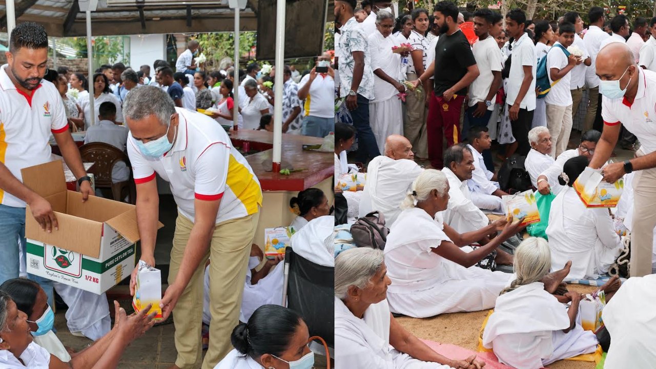 පොසොන් පෝය නිමිත්තෙන් මහජන බැංකුවෙන් අනුරාධපුරයේදි පිංකම් මාලාවක්