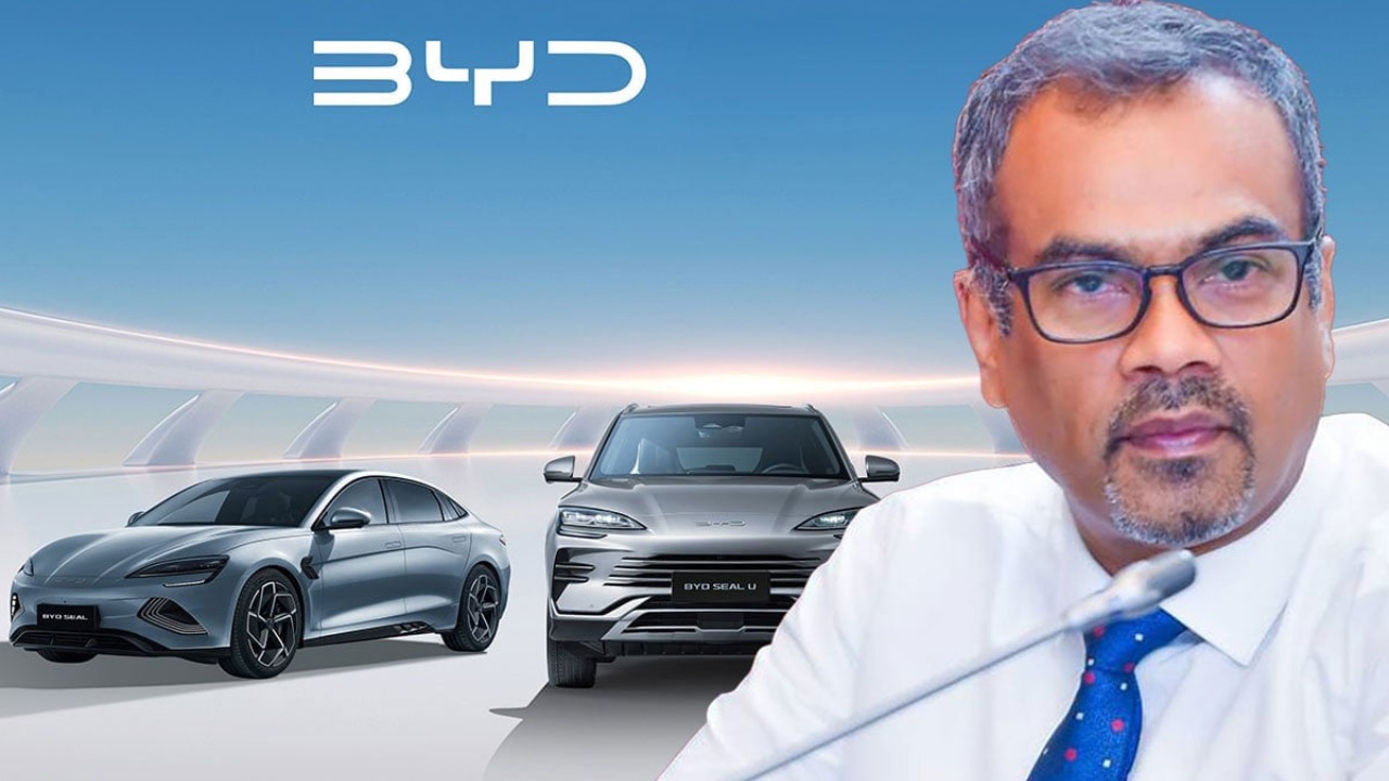 ගෙදර අරන් ගිය BYD වාහනවලට යලි හිඟ බද්දක්