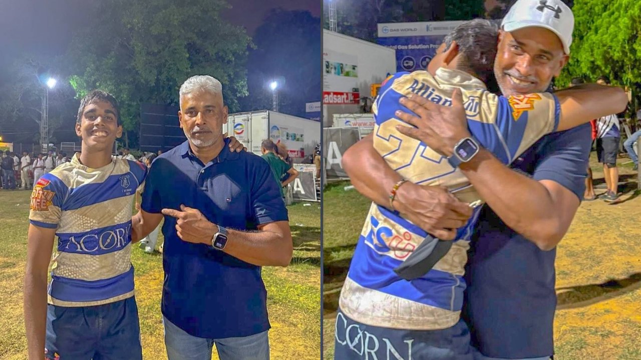 සිය පුතුගේ රග්බි සිහිනය ගැන හදවතින්ම සතුටු වෙන හිටපු සුපිරි ක්‍රිකට් ක්‍රීඩක චමින්ද වාස් ඒ ගැන තැබූ ආදරණීය සටහන මෙන්න