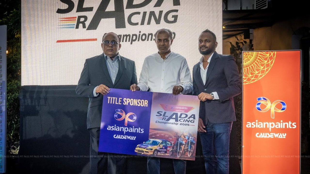 SLADA2025 තරඟාවලියට ප්‍රධාන අනුග්‍රාහකත්වය ලබා දෙමින් ඒෂියන් පේන්ට්ස් කෝස්වේ සමාගම මෝටර් රථ ධාවන ක්‍රීඩාවට පුනර්ජීවය සපයයි