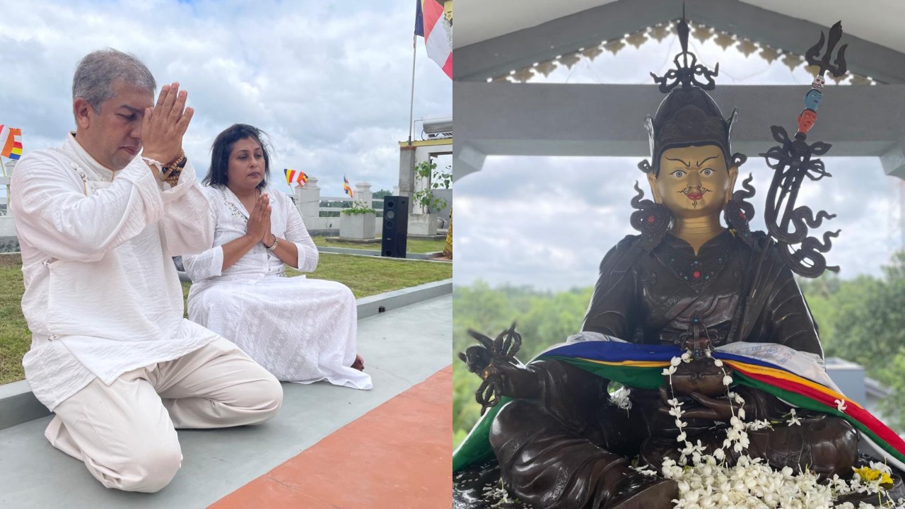ගුරු පද්මසම්භව සහ බෝධිසත්ව තාරා දේවියගේ ප්‍රතිමා ප්‍රතිෂ්ඨාපනය කෙරේ