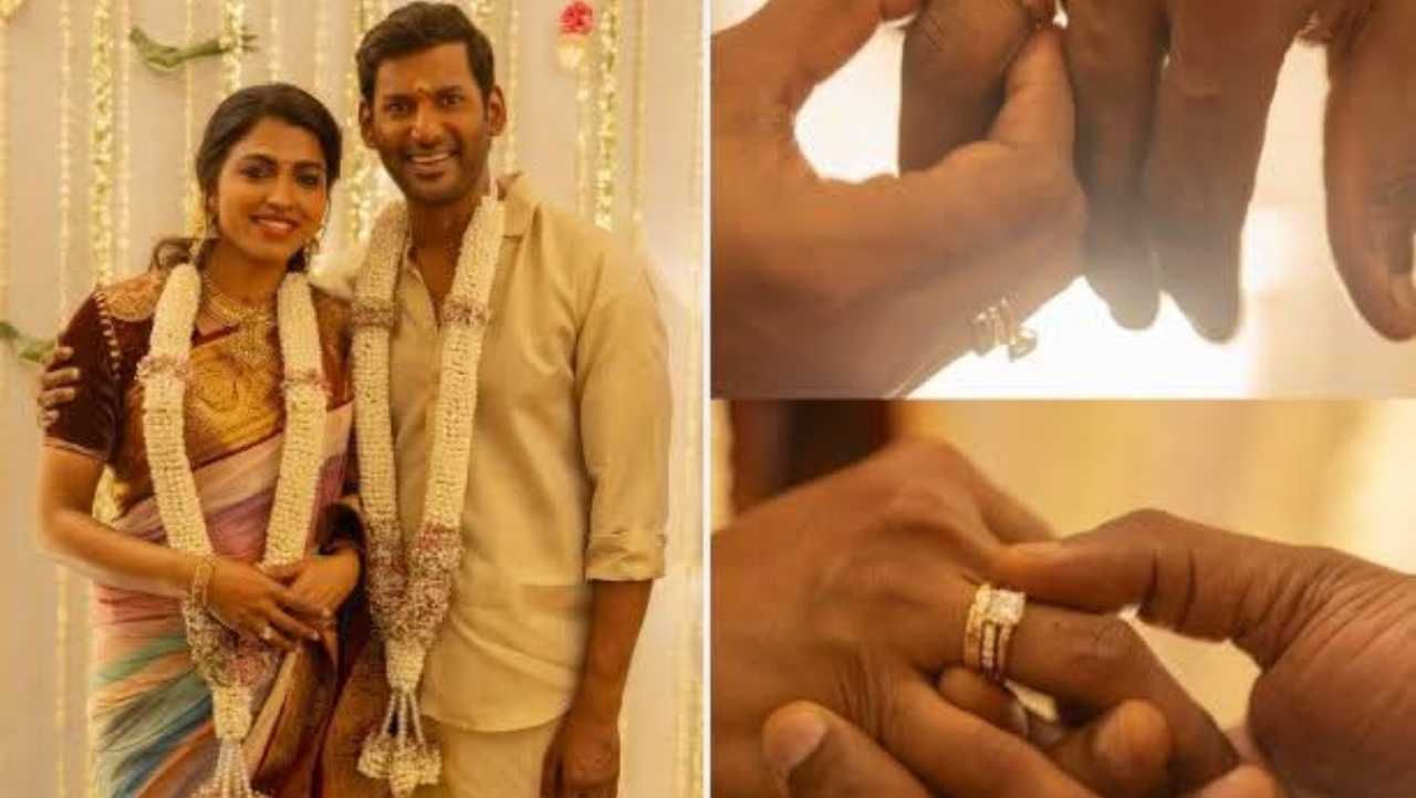 දකුණු ඉන්දියානු සුපිරි නළු විශාල් (Vishal) හා සායි (Sai Dhanshika) විවාහ ගිවිස ගනී