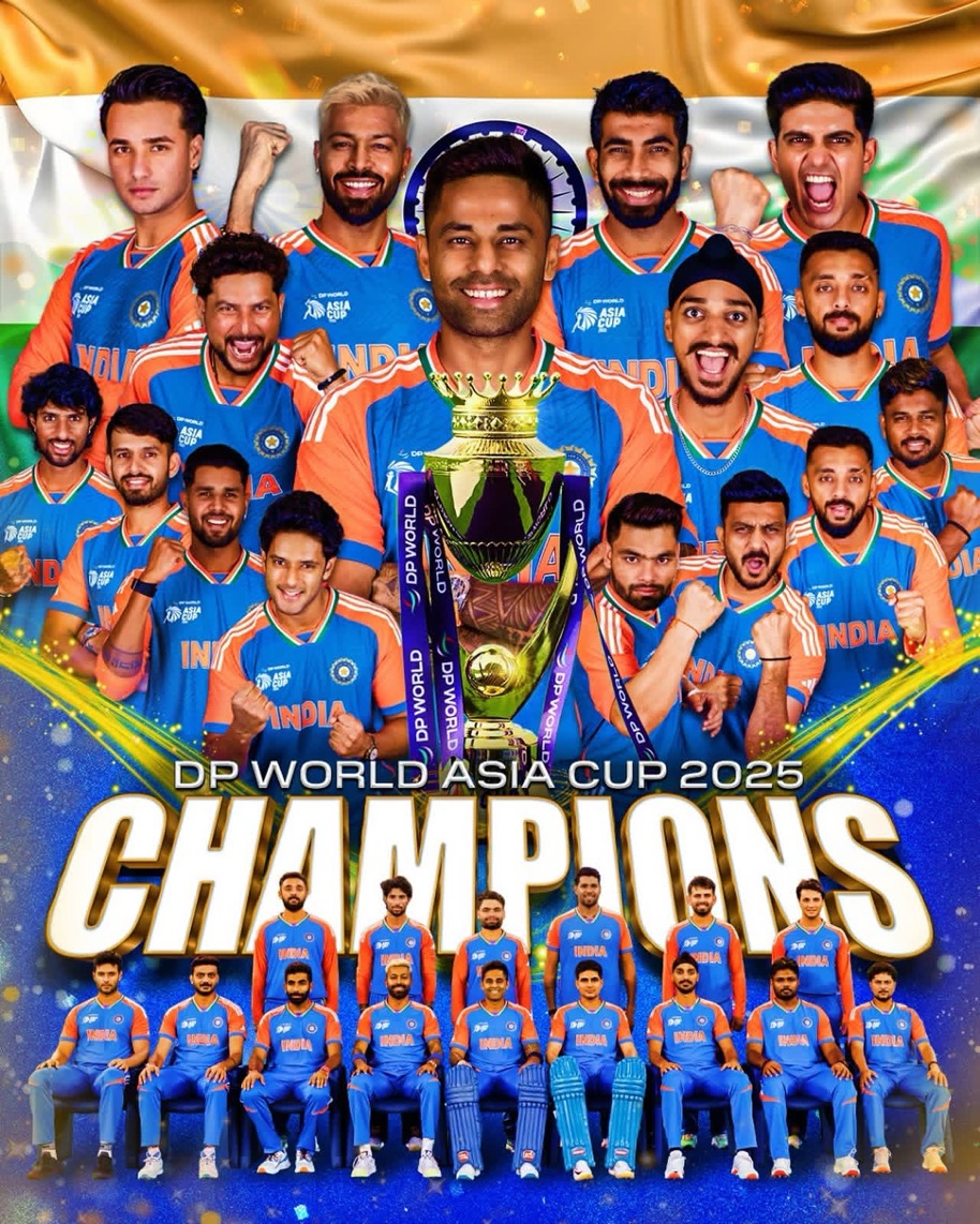 9 වන වරටත් ඉන්දියාව ආසියානු ක්‍රිකට් ශූරතාව දිනා ගනී