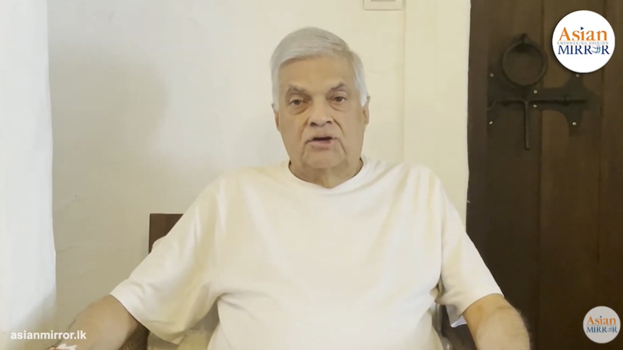 ලෙඩ ඇඳෙන් නැගිට්ට රනිල්ගෙන් මාධ්‍ය වෙත විශේෂ ප්‍රකාශයක්