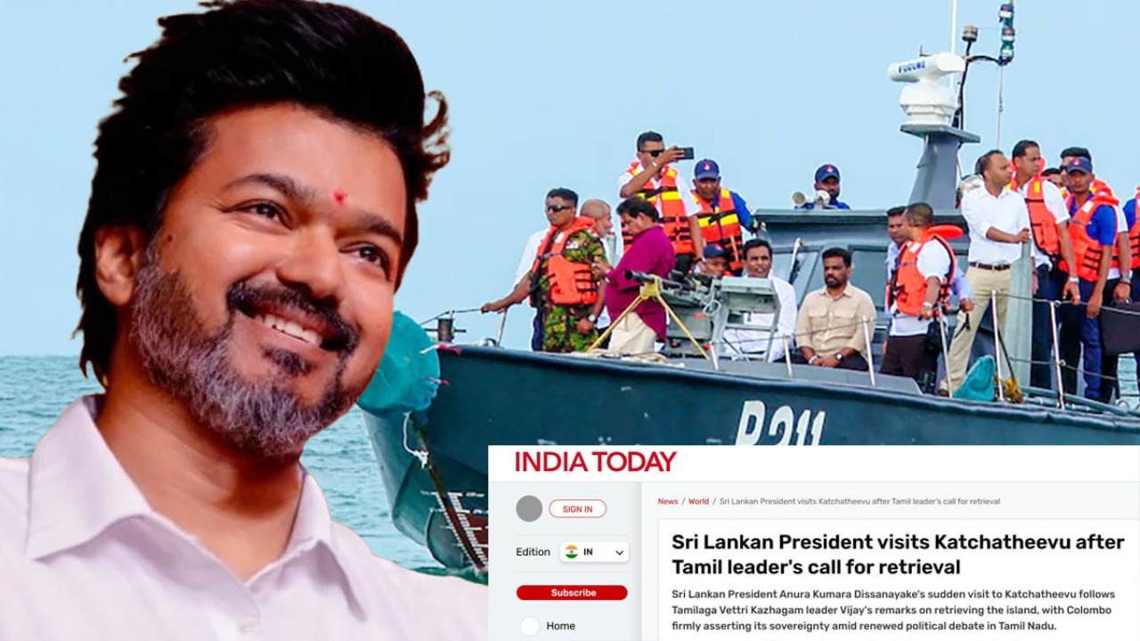 විජේට අභියෝග කරමින් ශ‍්‍රී ලංකා ජනාධිපති කච්චතිවු දූපතට..- India Today