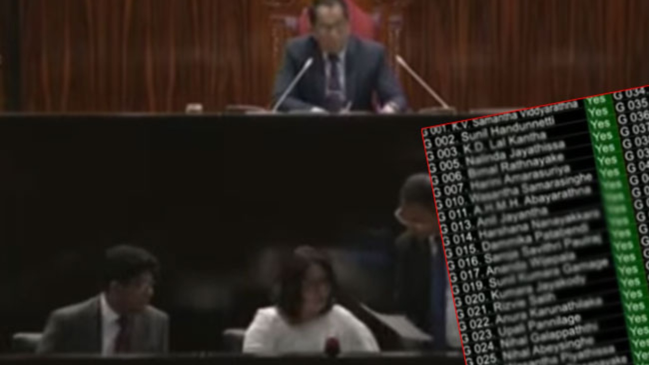 ජනපතිවරුන්ගේ හිමිකම් ඉවත් කිරීමේ පනත් කෙටුම්පත වැඩි ඡන්දයෙන් සම්මතයි