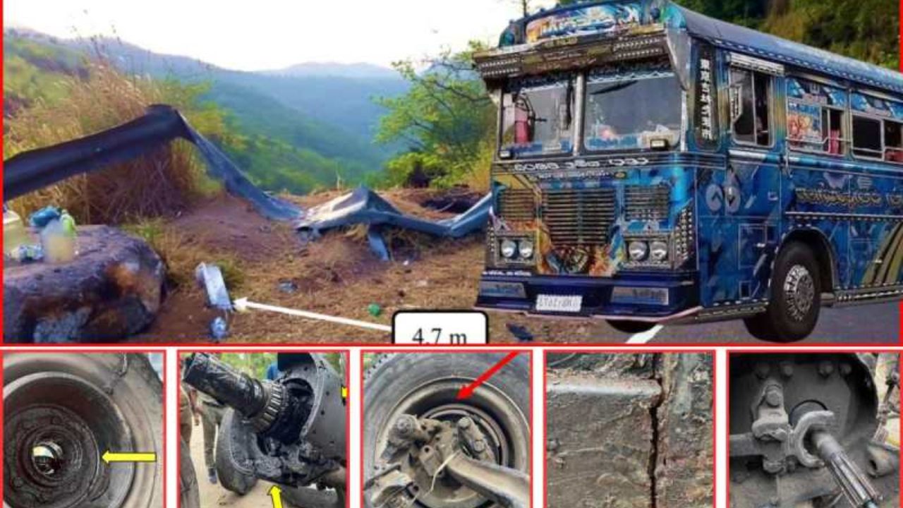 ඇල්ල බස් අනතුරේ පරීක්ෂණ වාර්තාව මෙන්න