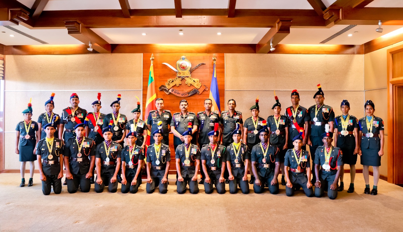 ලක්මාතාව සැරසූ යුද හමුදා ක්‍රීඩක ක්‍රීඩිකාවන් අගයයි – සෆියාගේ නිලයත් උසස් කෙරේ 