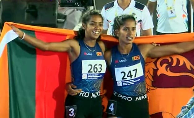 දකුණු ආසියාවේ වේගවත්ම ක්‍රීඩකයා ශ්‍රී ලංකාවේ චමෝද් සහ වේගවත්ම ක්‍රීඩිකාව යමික්