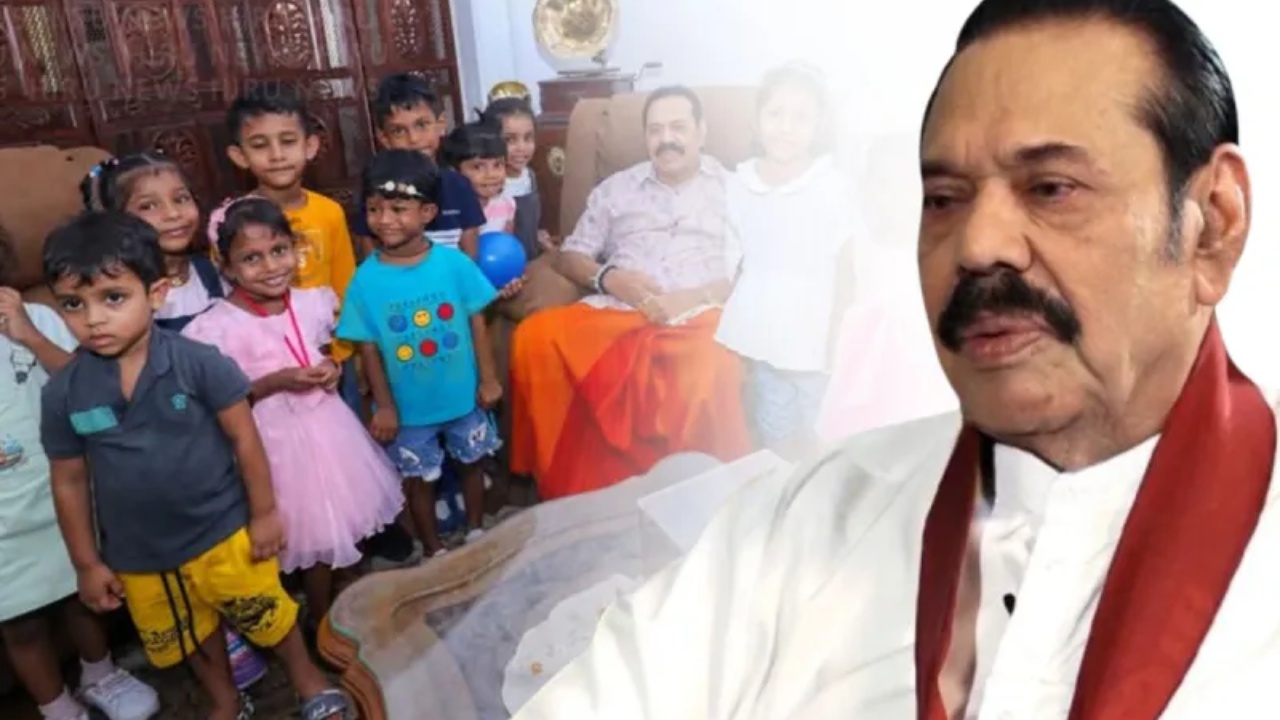 රස කතන්දර කියමින් සිටීමට ලැබීම සතුටට කරුණක්.. මහින්ද රාජපක්ෂ