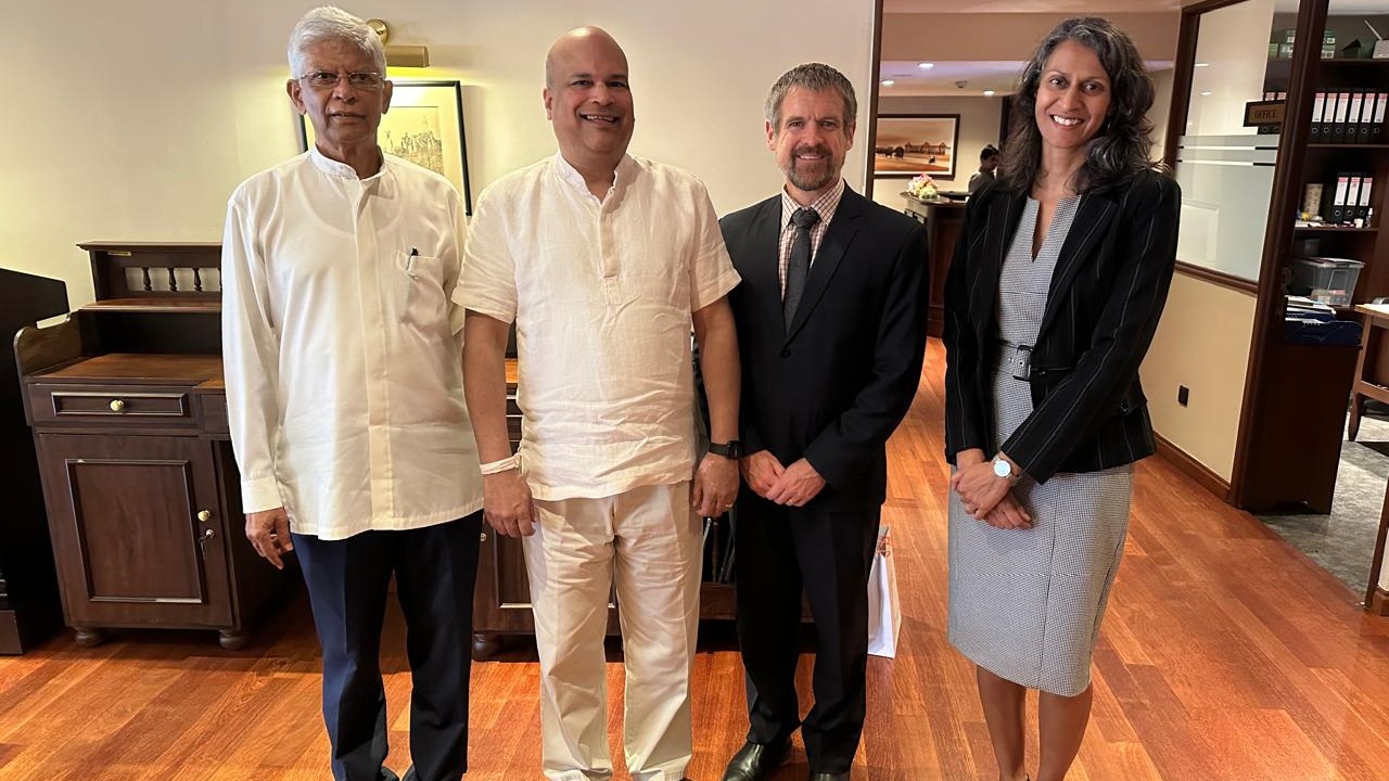 මිලින්ද මොරගොඩ අභිනව ඕස්ට්‍රේලියානු මහ කොමසාරිස් හමුවේ