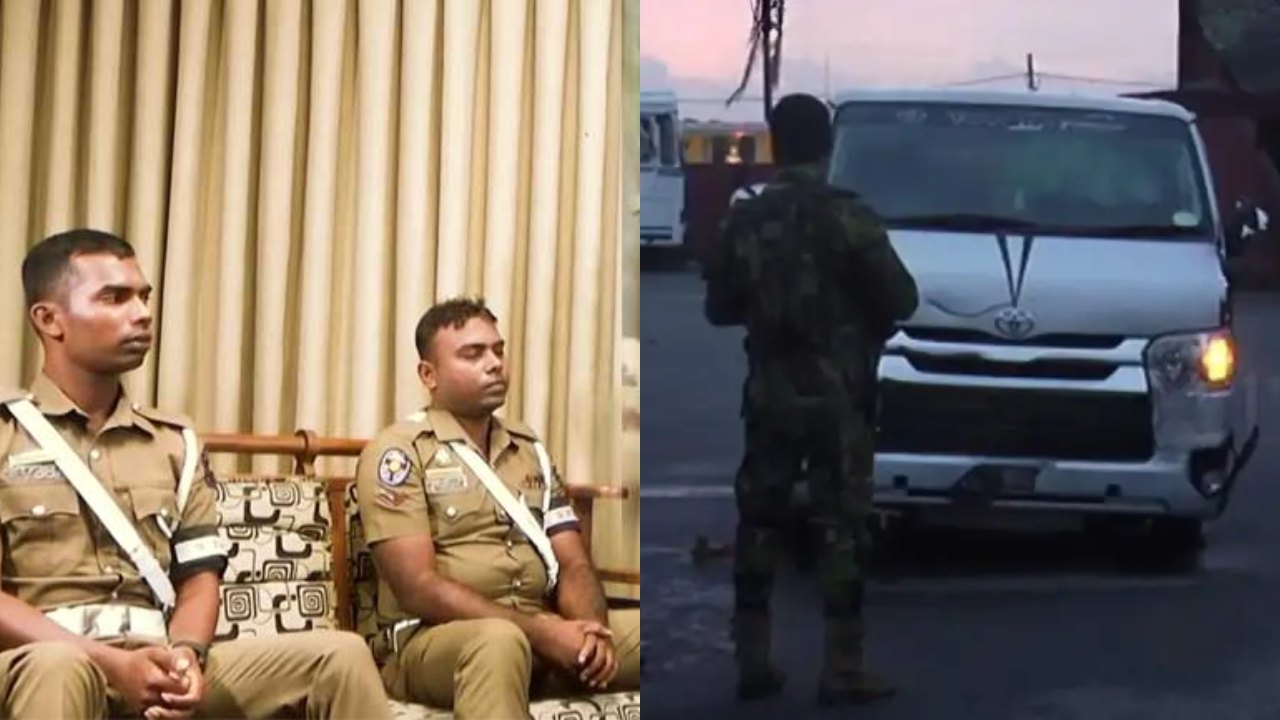 ගාලූ පාරේ පොලිස් අණ නොතැකූ වෑන්රථය හඹාගිය පොලිස් නිලධාරීන් දිවි පරදුවට තබා කළ මෙහෙයුම රටටම කියයි