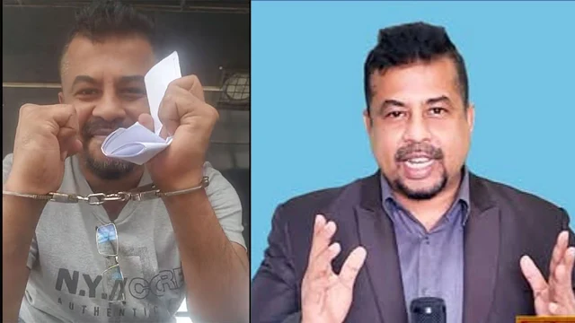 සාලිය රණවක තායිලන්තයේදී අත්අඩංගුවට.. මාංචු සමගින් ලයිව් වීඩියෝවකින් ජාතිය අමතයි