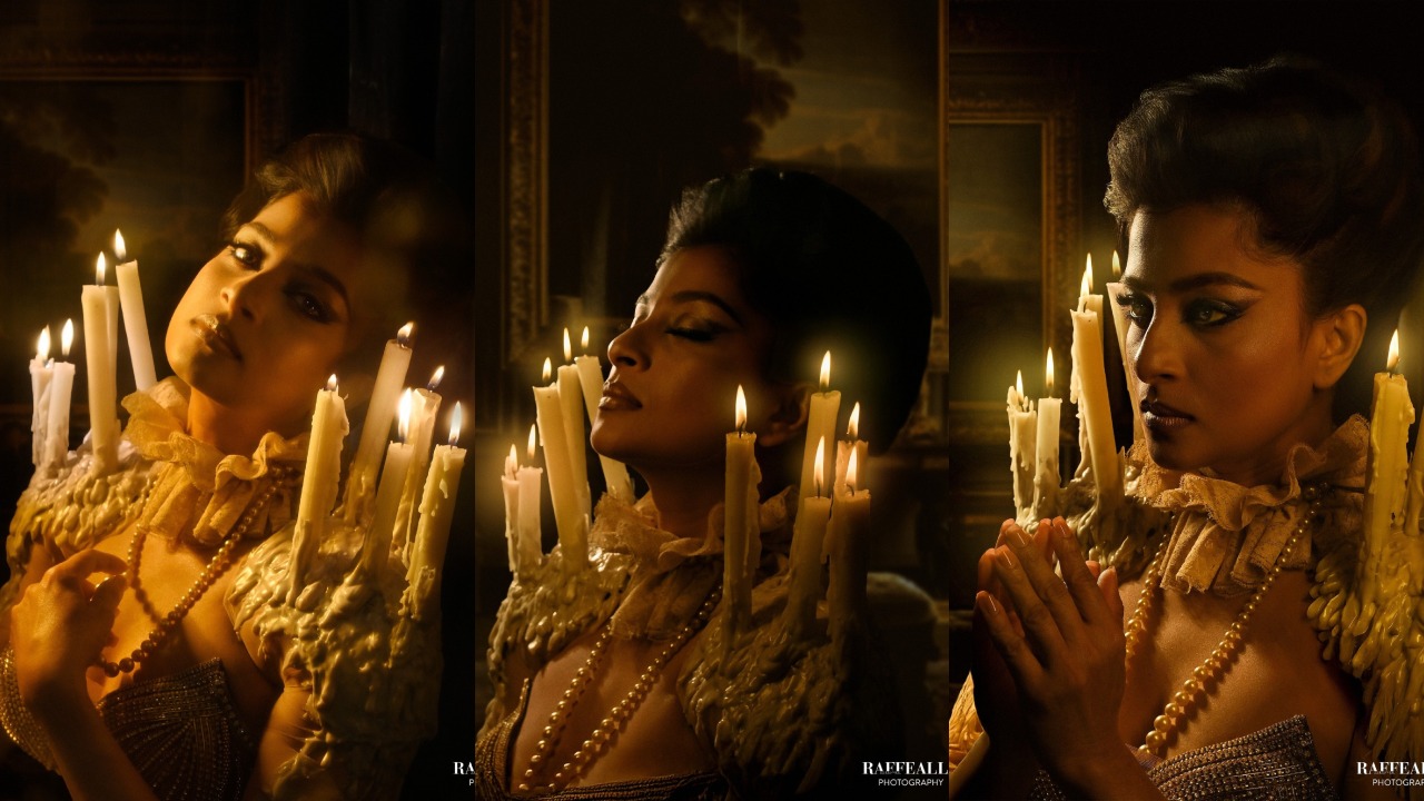 ගිනිදැල් අතරින් පවා සුන්දරත්වයක් මැවූ ඇය