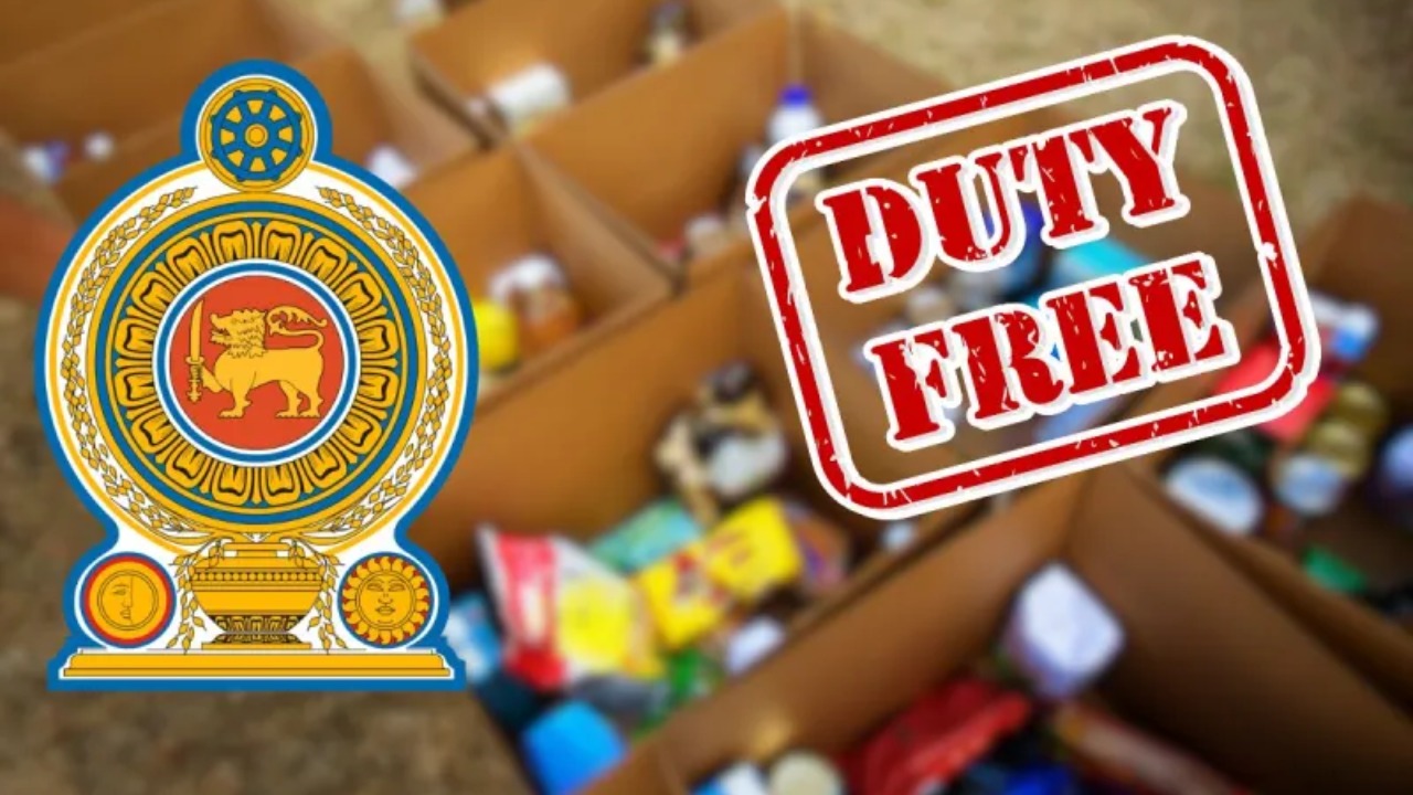 විදේශීය පරිත්‍යාගශීලීන්ගේ ආධාර තීරු බදු වලින් නිදහස් කරයි