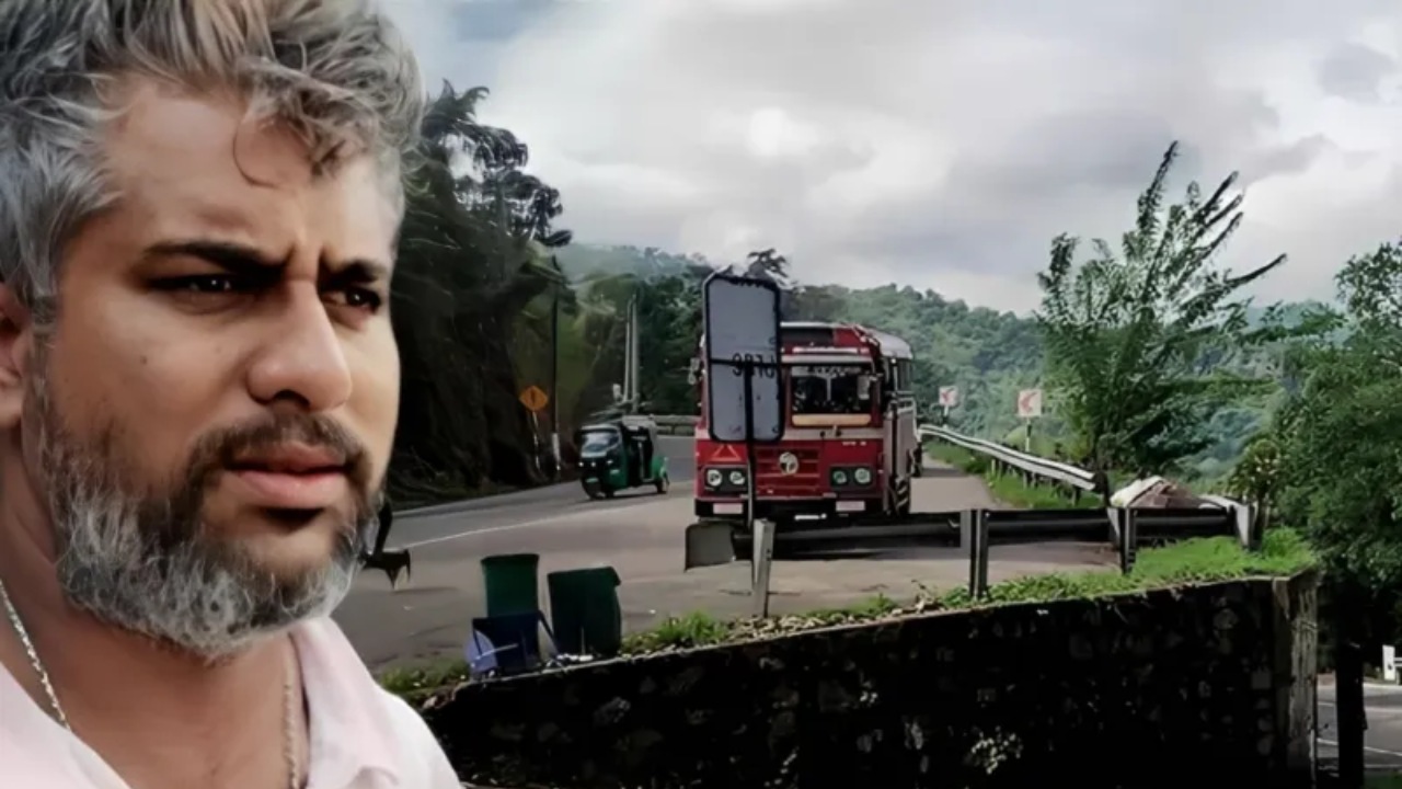 ගැරඬිඇල්ල අනතුර 02 රියදුරුගේ දක්ෂතාවයෙන් නවතා ගනී.!