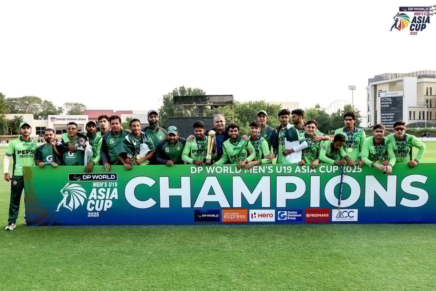 වයස 19න් පහළ ආසියානු කුසලානය පාකිස්ථානයට