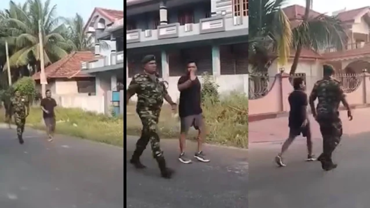 ගුඩ් මෝනින් සර්…නා පොයිට්ටවාරම්… තෑන්ක්යූ සර් – අද උදේ පාන්දර යාපනේදි වුණ දේ (VIDEO)