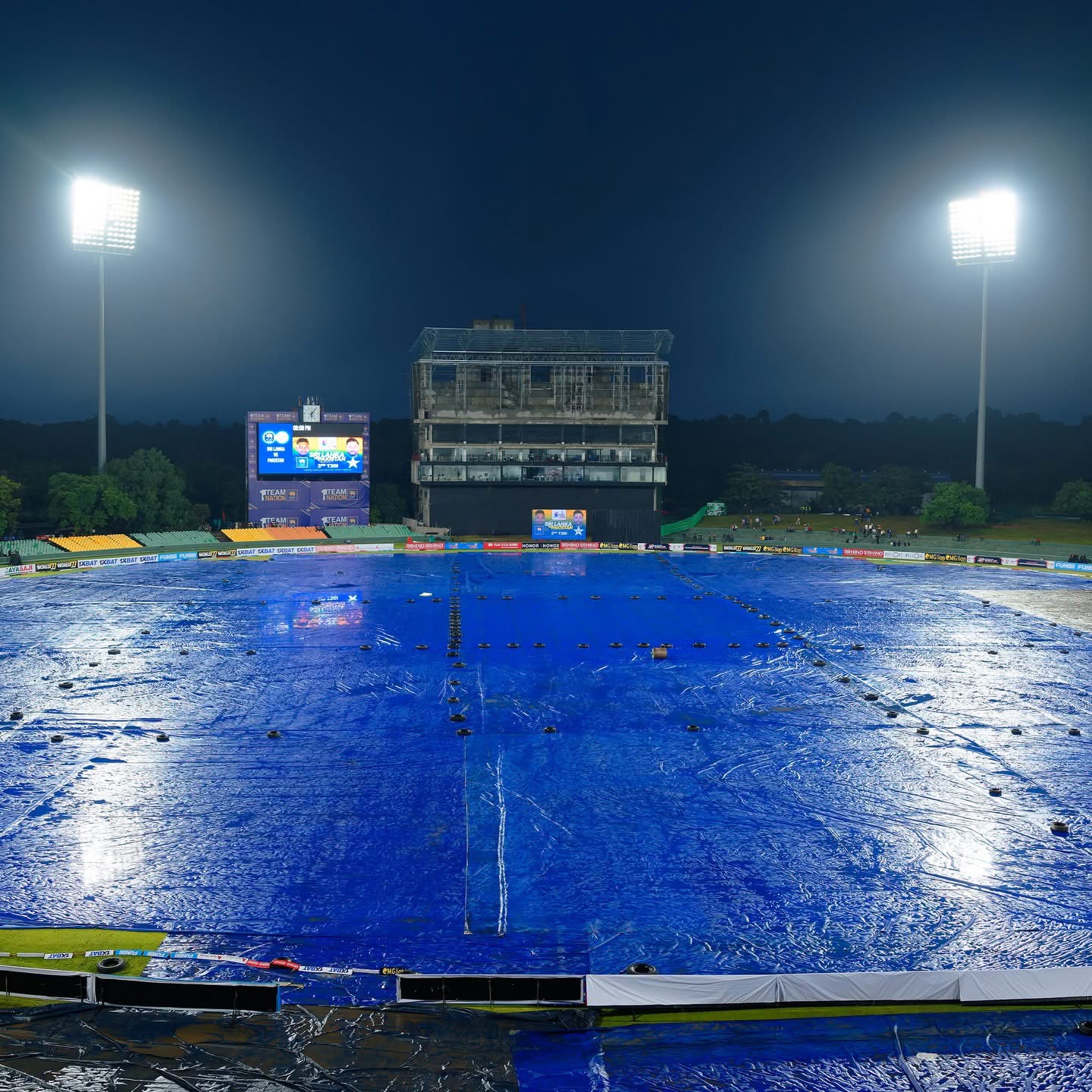 ශ්‍රී ලංකාව හා පාකිස්ථානය අතර 2වන T 20 වර්ෂාව නිසා අත් හිටුවයි