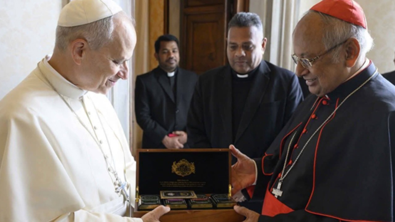 කාදිනල් හිමි සහ පාප්වහන්සේ අතර හමුවක්