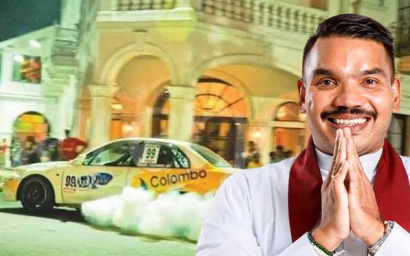 ආගම දහම ගැන කතා කරන නාමල් දළදා මාලිගාව ඉදිරිපිට රේස් පැද්දා.!