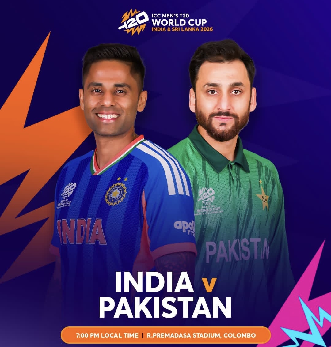 T 20 ලෝක කුසලානයේ ඉන්දු – පාකිස්ථාන තරගය අද 