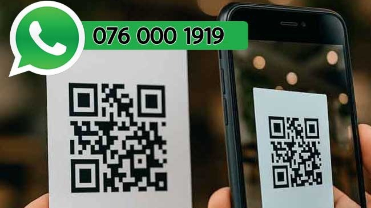 QR ලියාපදිංචියට WhatsApp අංකයක්