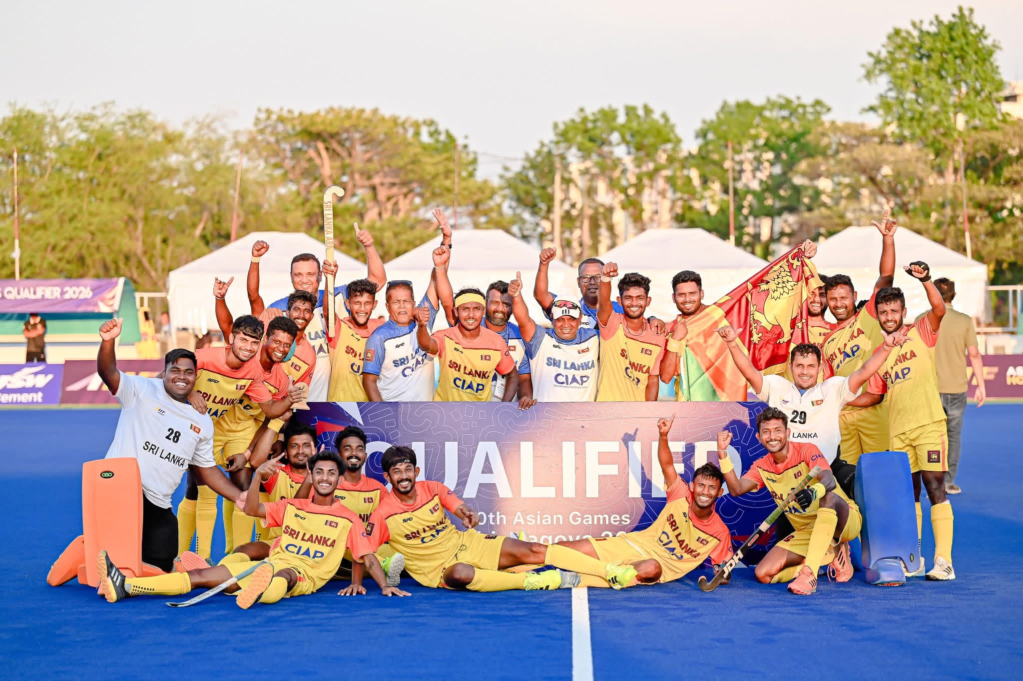 ශ්‍රී ලංකා හොකී කණ්ඩායම ආසියානු ක්‍රීඩා උළෙලට
