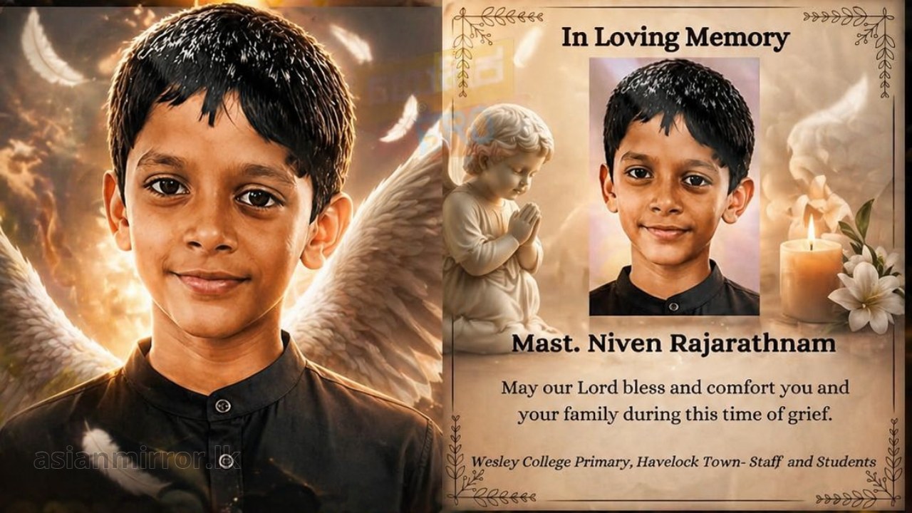 අම්මයි, තාත්තයි, යාළුවොයි සදහටම තනි කරලා නිවේන් පුතා යන්නම ගිහින්