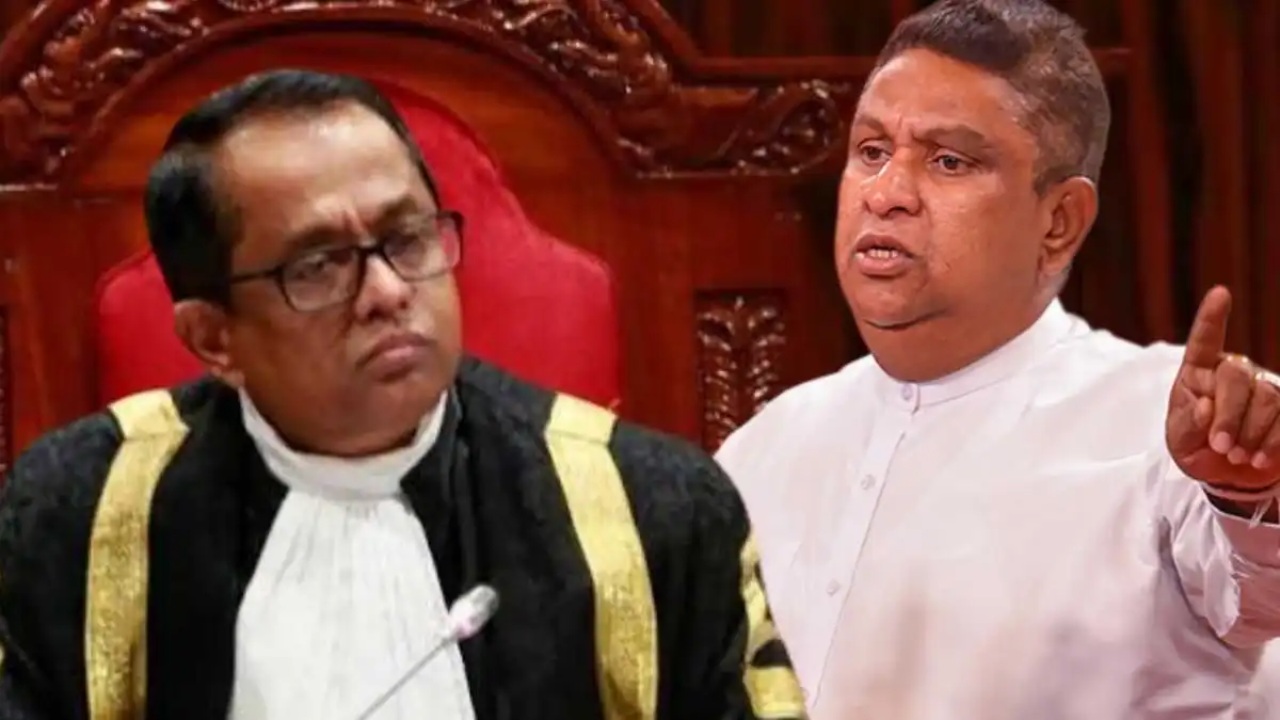 කලහකාරී ලෙස සභාවට බාධා කළ චාමර සම්පත් සභාවෙන් ඉවත් කිරීමට නියෝග