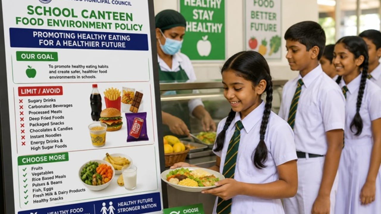 කොළඹ පාසල් දරුවන්ට පාසල්වලදී දේශීය ආහාර – කැන්ටින්වල පැණි බීම තහනම් කරයි!