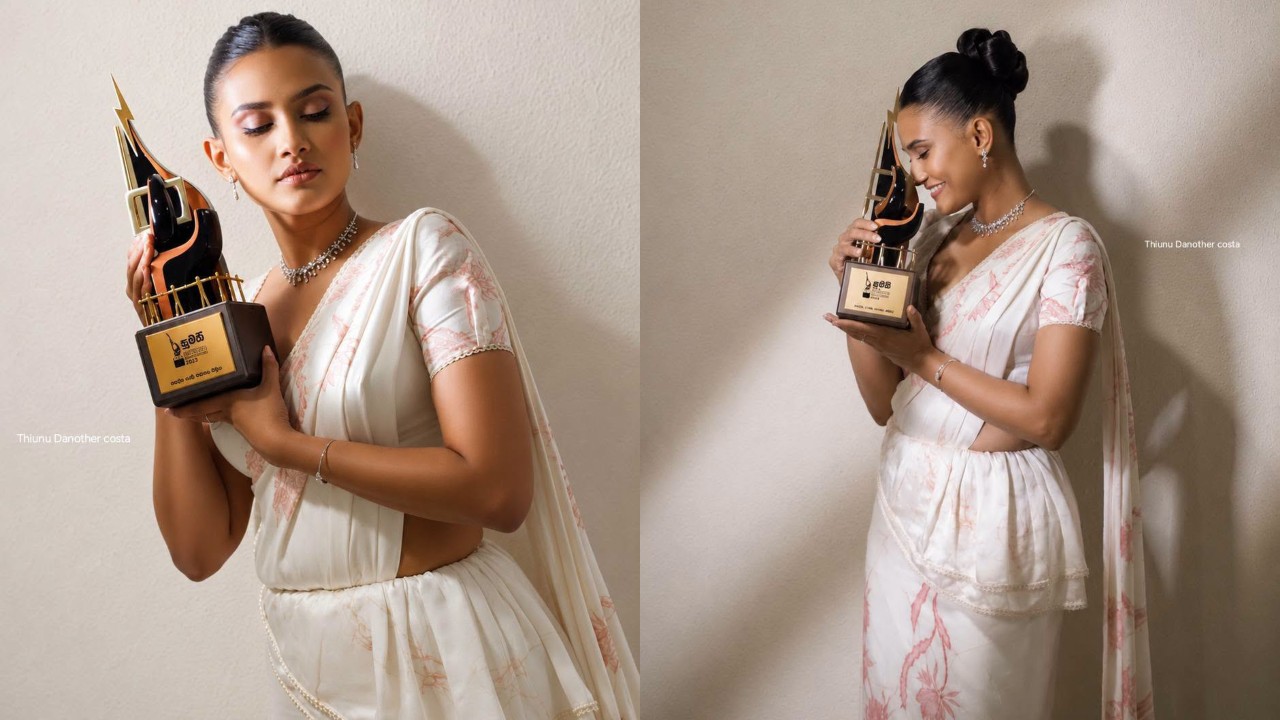 “ප්‍රේක්ෂකයෝ නැතුව මට තනියම ගමනක් නෑ” සම්මාන රාත්‍රියේ කාගෙත් අවධානය දිනාගත් දුෂේනිගේ හෙළිදරව්ව