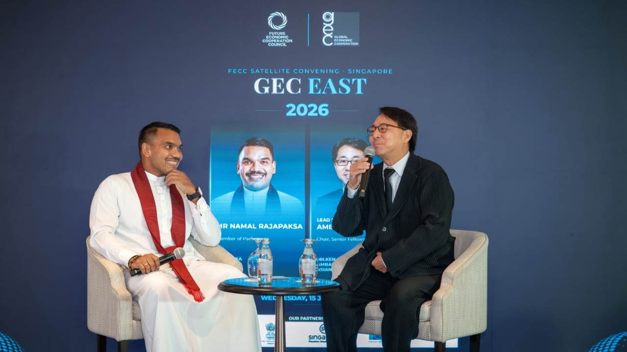 ‘ඉන්දියන් සාගර සියවසේ’ ප්‍රධාන කේන්ද්‍රස්ථානයක් බවට පත්වීමට ශ්‍රී ලංකාව පෙරමුණ ගත යුතුයි – නාමල්ගෙන් ඇරයුමක්