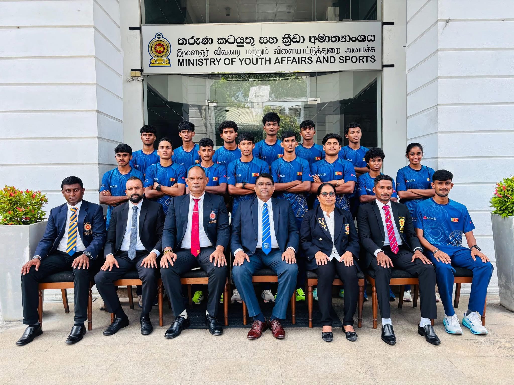යොවුන් ලෝක ශූරතා මලල ක්‍රීඩා තරගාවලියට එක්වන ශ්‍රී ලංකා කණ්ඩායම දිවයිනෙන් පිටත් වෙයි 