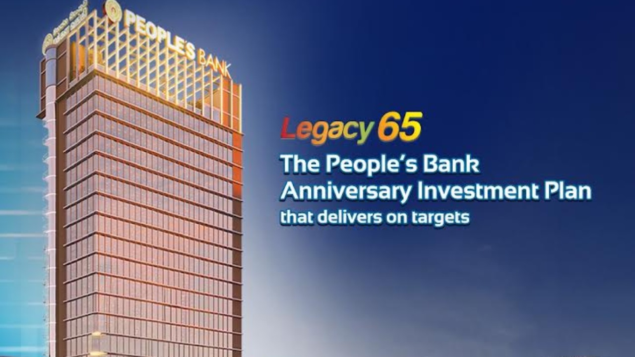 මහජන බැංකුව ‘Legacy 65’ සංවත්සර ආයෝජන සැලසුම හඳුන්වා දෙයි
