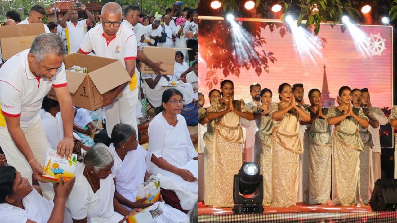 පොසොන් පෝය නිමිත්තෙන් මහජන බැංකුවෙන් අනුරාධපුරයේදි පිංකම් මාලාවක්