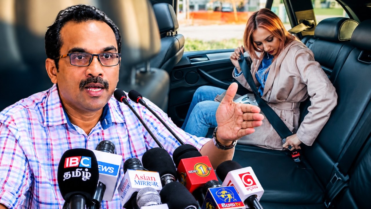 පවුල් සඳහා පිටුපස ආසනයේ මැදට අමතර සීට් බෙල්ට් සවි කිරීමට අවසර – නව නීතිය පැහැදිලි කරමින් ප්‍රවාහන ඇමති බිමල් කියයි