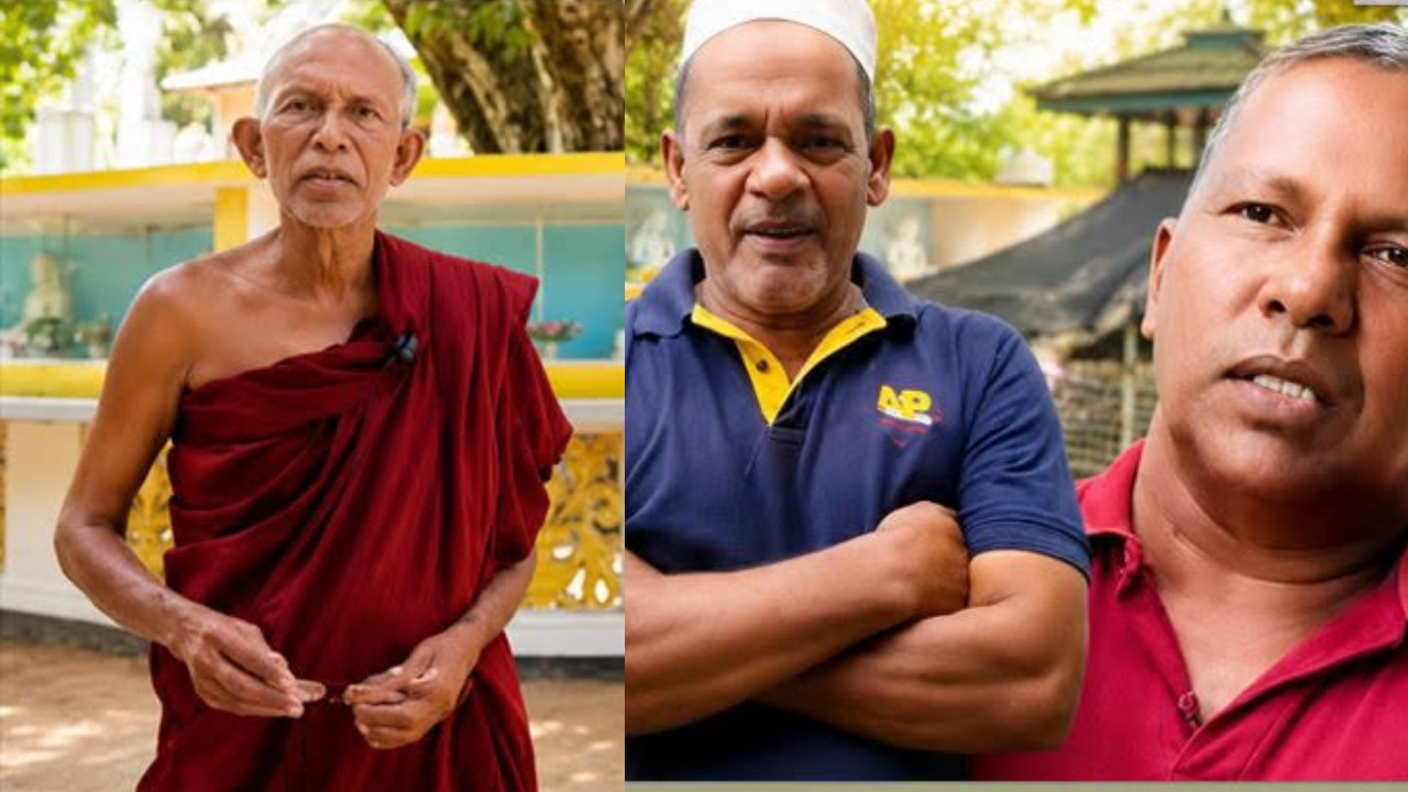 ජාති ආගම් බැලුවේ නෑ…බෞද්ධ පවුලක් නැති ගමක පන්සල හදන්න උදව් වෙන ලංකාවේ දරුවෝ…