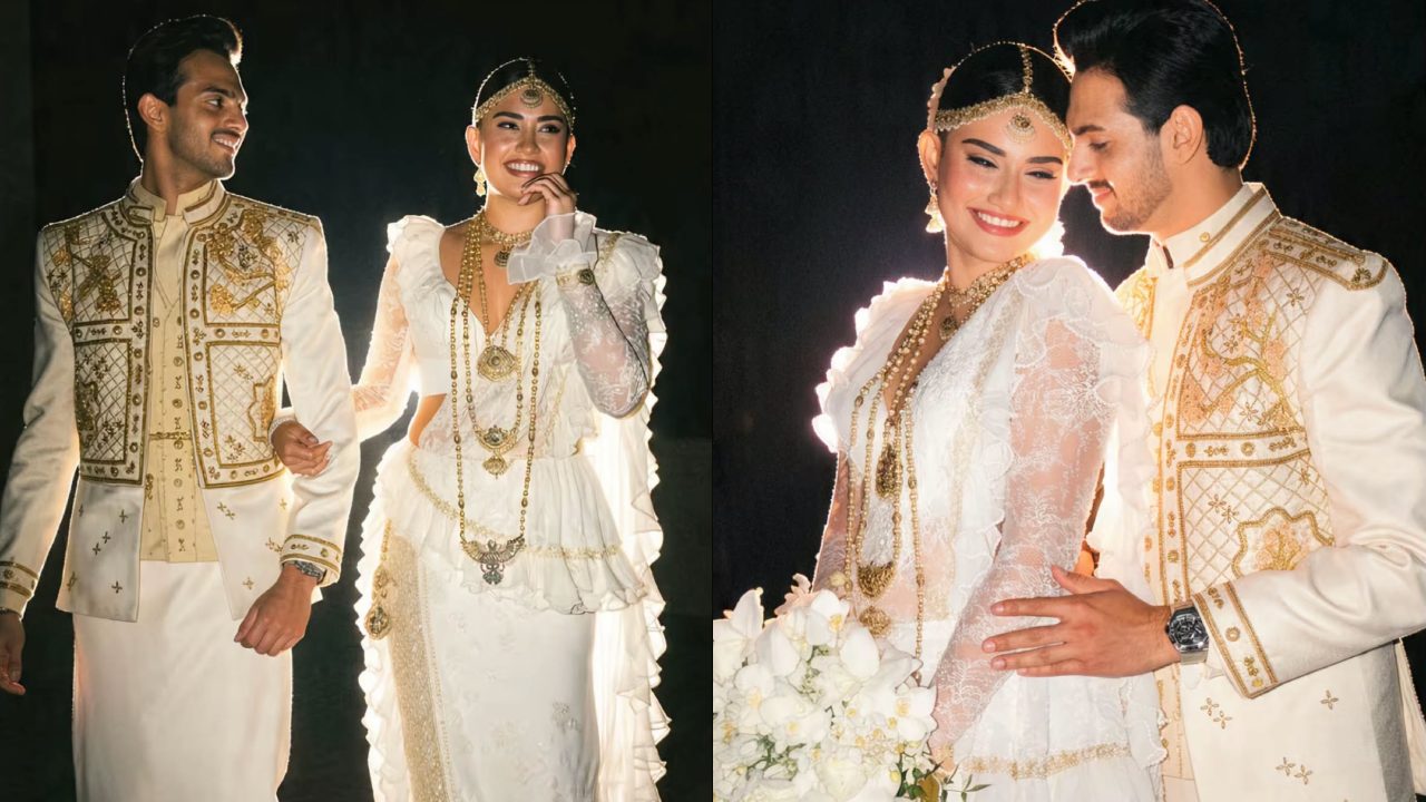 යුග දිවියට පා තැබූ දුෂේනි සහ චතුරංගගේ අලුත්ම පින්තූර එකතුව මෙන්න (PHOTOS)