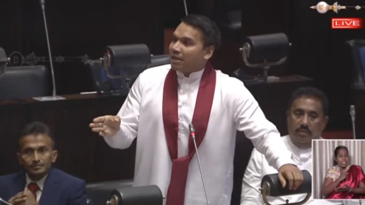 සංවිධානාත්මක අපරාධකරුවන්ගේ ලාංඡන පච්චයක් ගහන් ඉන්නවා නම් අල්ලන්න පනතක් ඕනේද? – නාමල් රාජපක්ෂ