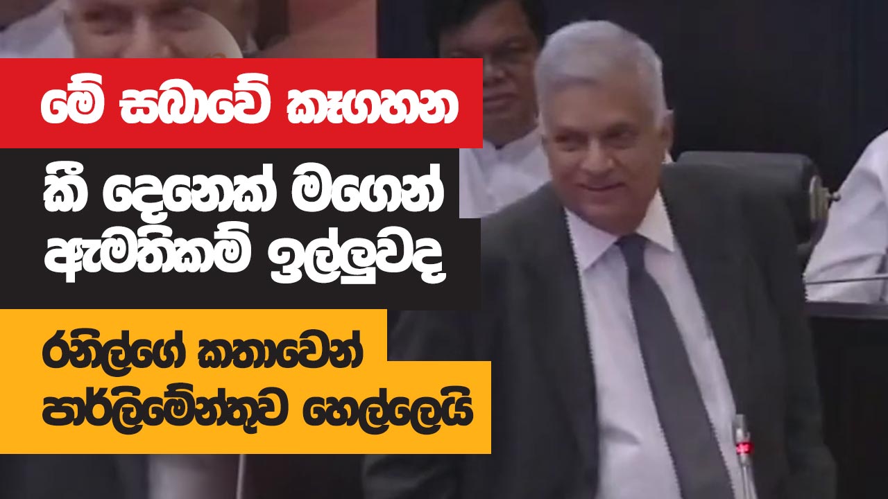 මේ සභාවේ කෑගහන කී දෙනෙක් මගෙන් ඇමතිකම් ඉල්ලුවද?