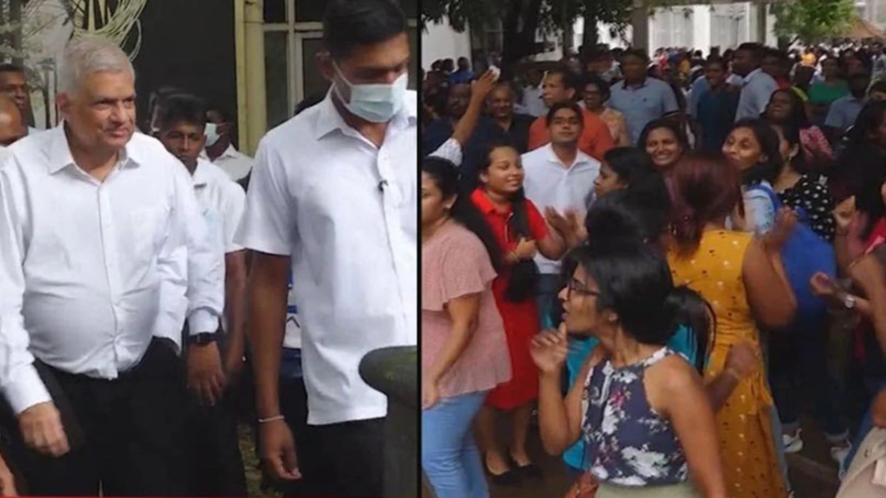 උත්සවයකදී ජනපතිට හූ සංග්‍රහයක් (VIDEO)