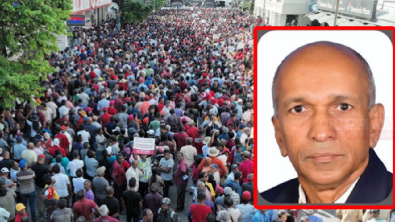 කොළඹ විරෝධතාවයට ආ නිවිතිගල අපේක්ෂකයෙකු මරුට