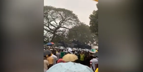 දැන් කොළඹ තත්වය! ඕල්කට් මාවත සම්පූර්ණයෙන්ම වසා දමයි