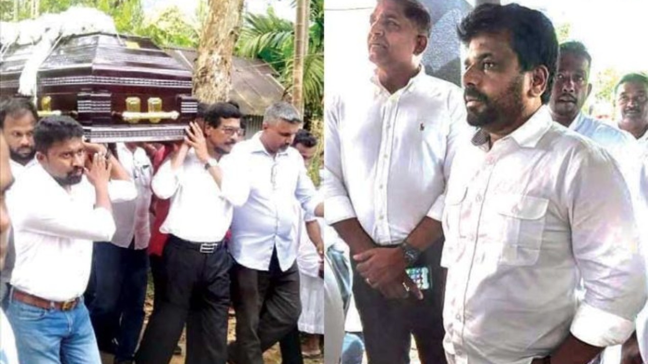 මිය ගිය ජවිපෙ අපේක්ෂකයාගේ අවසන් කටයුතු සිදු කරයි – අනුරත් යයි